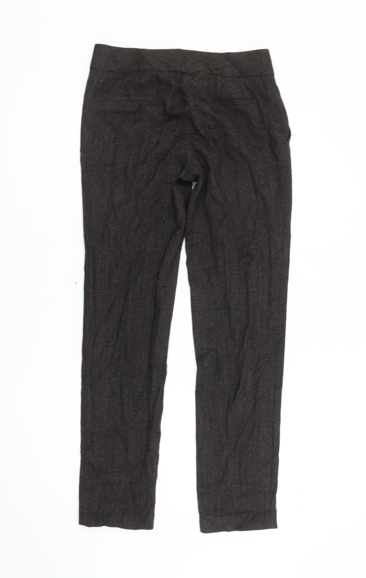 Zara Women's Brown Wool Blend Trousers S