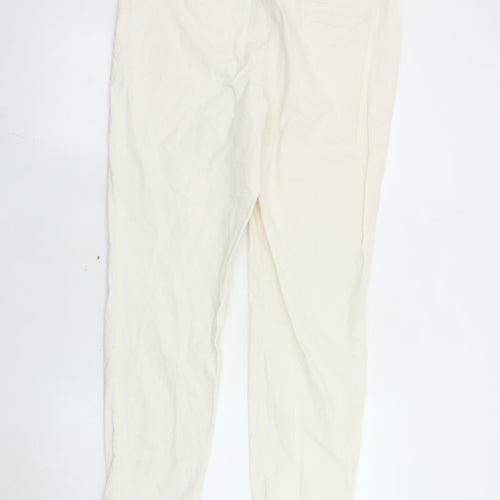 Tu Women's Ivory Straight Jeans Size 14