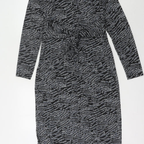 Marks and Spencer Women's Black Midi Sheath Dress