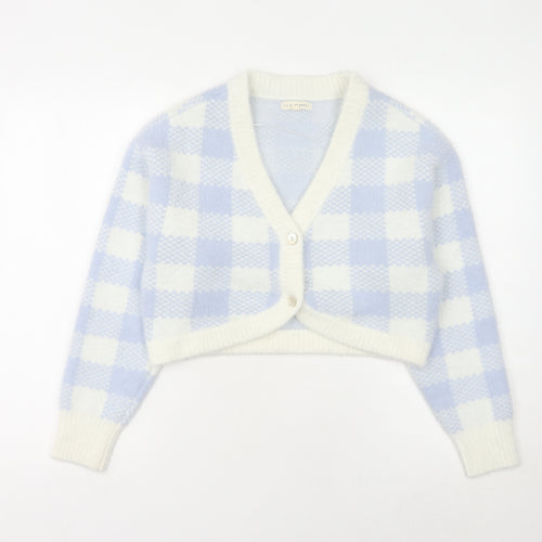 L.A. Hearts Women's M Multicoloured Check Cardigan