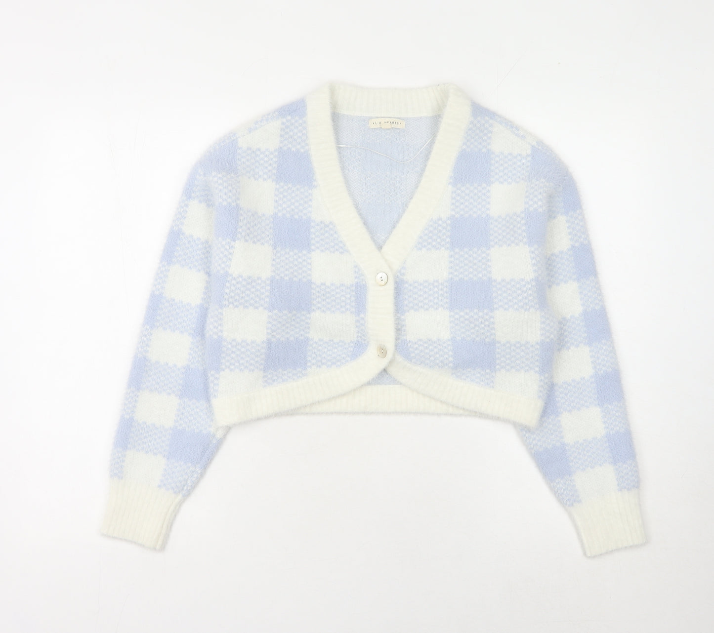 L.A. Hearts Women's M Multicoloured Check Cardigan