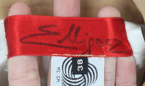 Eligoz Women's Beige Pencil Skirt Size 10