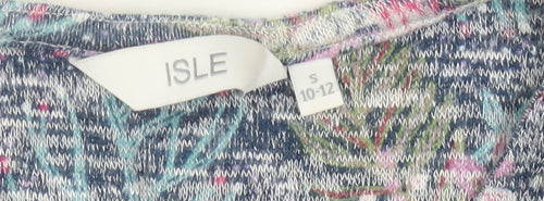 Isle Women's Multicoloured Floral Pullover Jumper Size 10