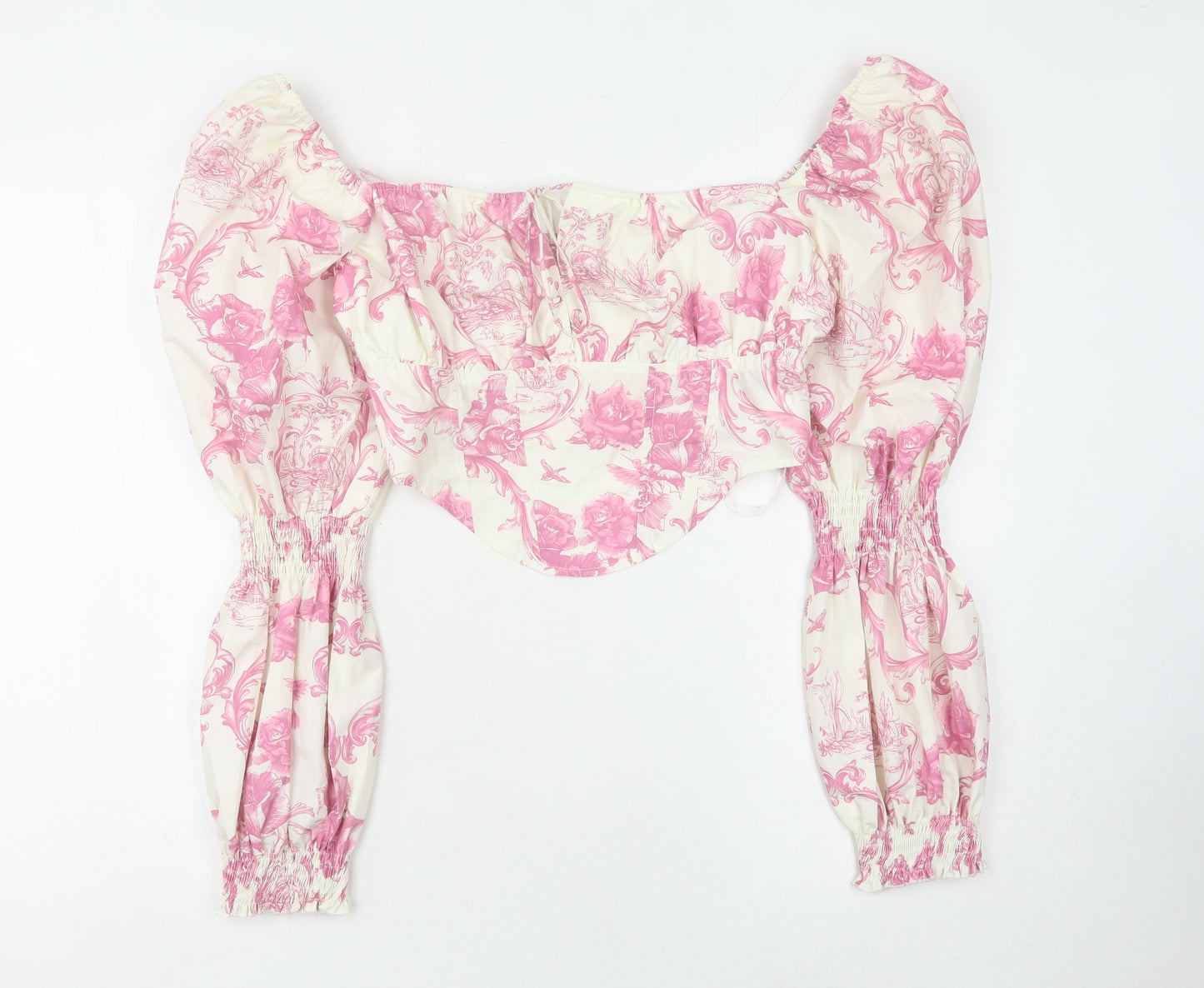 Missguided Women's Pink Off-Shoulder Blouse Size 10