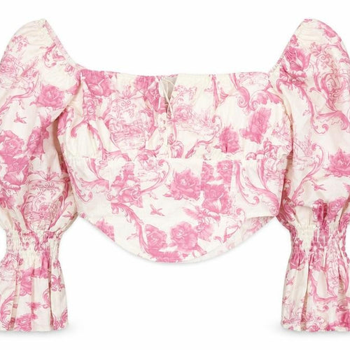 Missguided Women's Pink Off-Shoulder Blouse Size 10