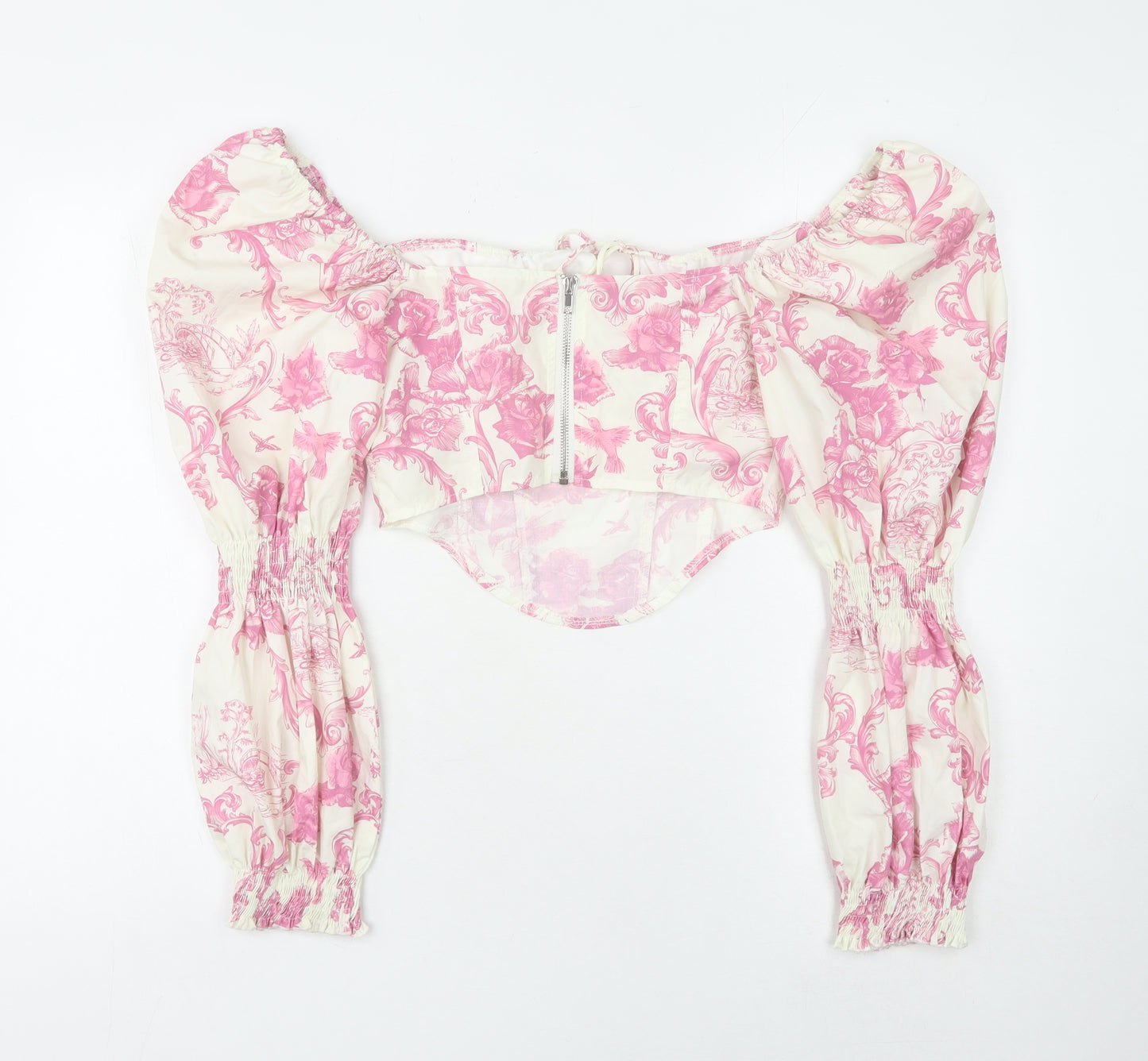 Missguided Women's Pink Off-Shoulder Blouse Size 10