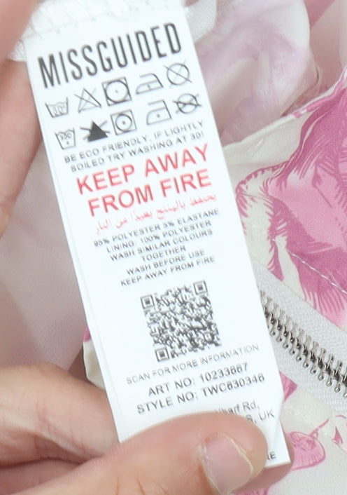 Missguided Women's Pink Off-Shoulder Blouse Size 10