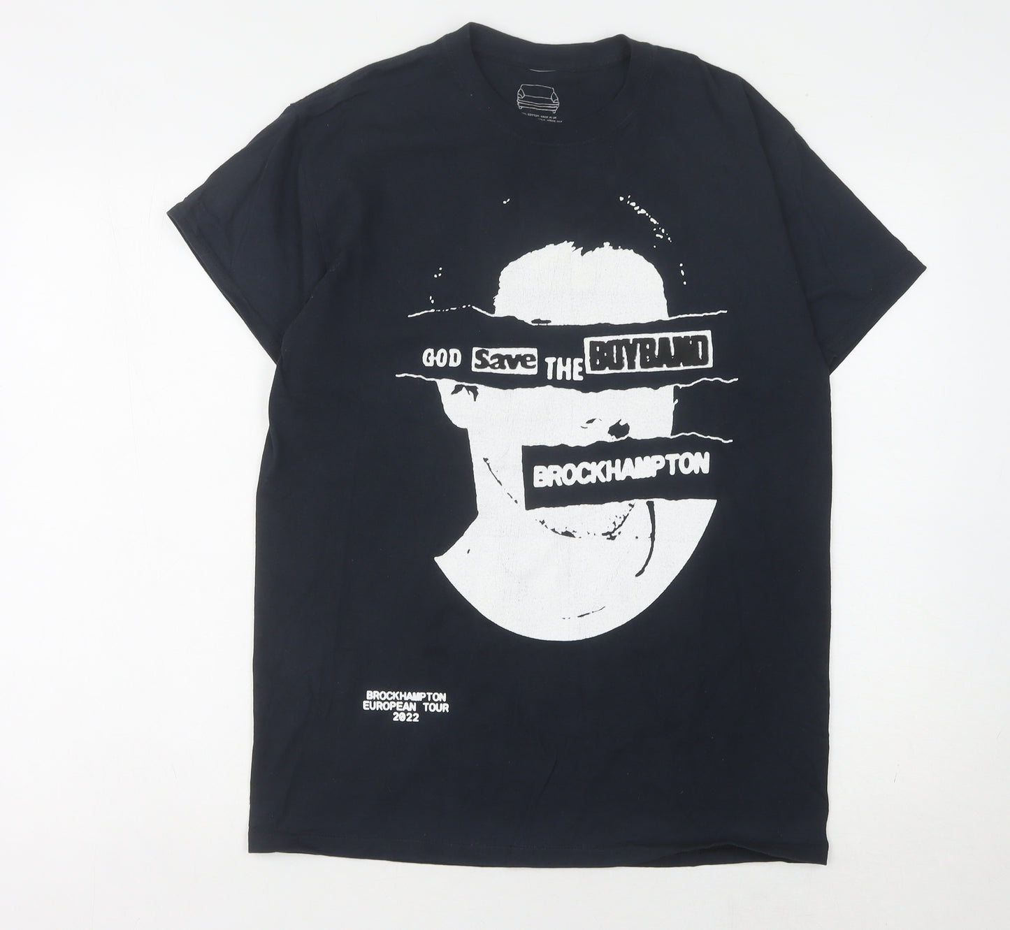 BROCKHAMPTON Men's Black Cotton Tour Graphic T-Shirt Size S