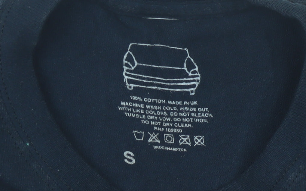 BROCKHAMPTON Men's Black Cotton Tour Graphic T-Shirt Size S