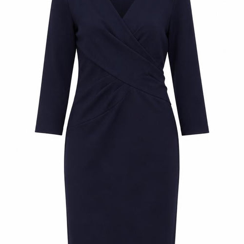 Diane von Furstenberg Women's Blue Sheath Dress Size 8