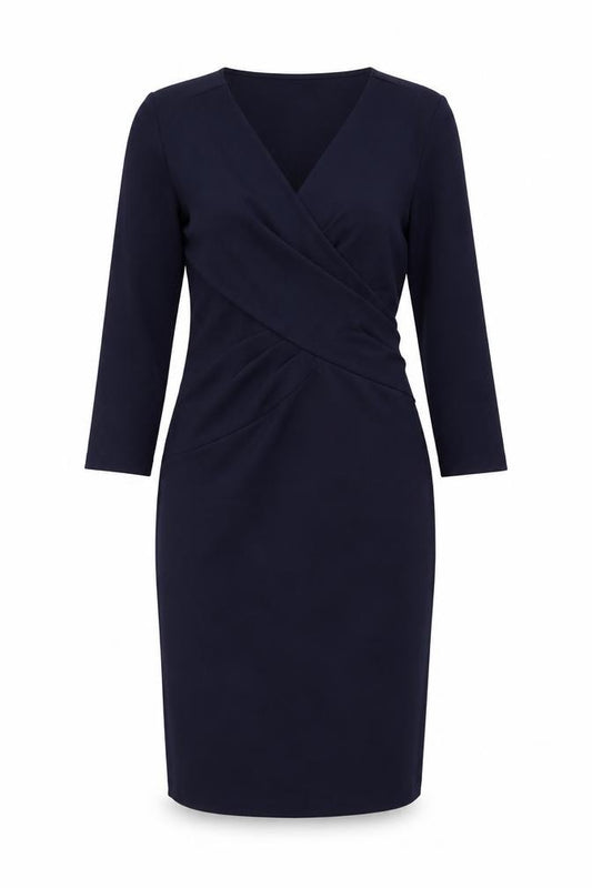 Diane von Furstenberg Women's Blue Sheath Dress Size 8