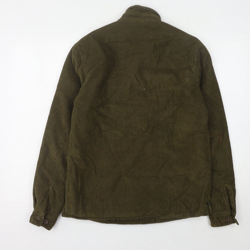 ASOS Men's Green Corduroy Basic Jacket Size 2XS