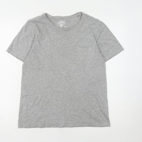 Tokyo Laundry Men's Grey Crew Neck T-Shirt, Size S