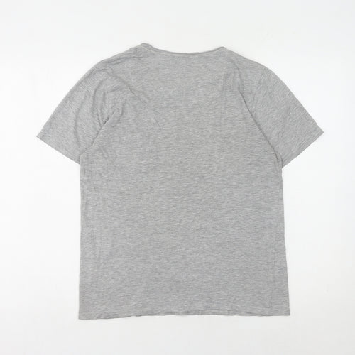 Tokyo Laundry Men's Grey Crew Neck T-Shirt, Size S