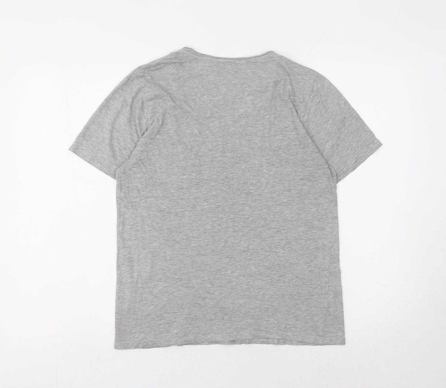Tokyo Laundry Men's Grey Crew Neck T-Shirt, Size S