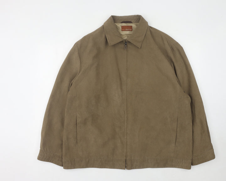 Marks and Spencer Men's Brown Zip Jacket XL