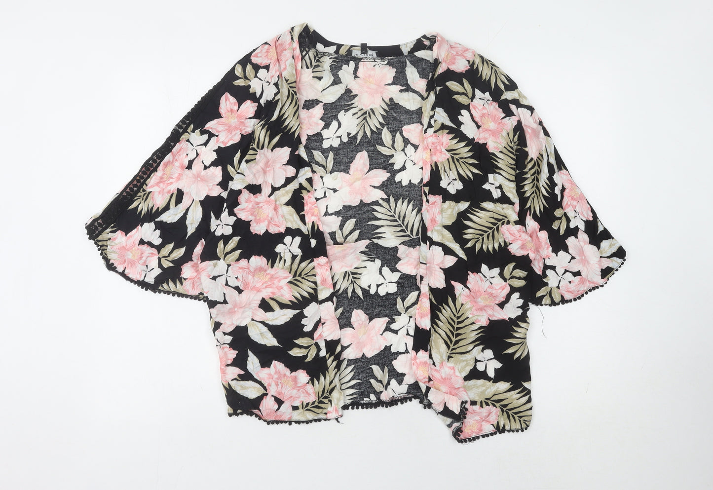 New Look Women's Floral Kimono, Size 8, Multicoloured