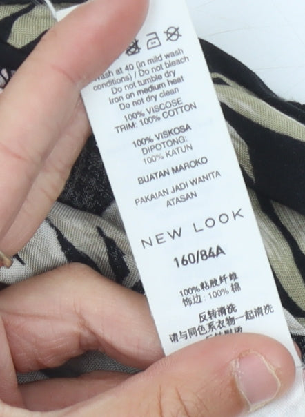 New Look Women's Floral Kimono, Size 8, Multicoloured