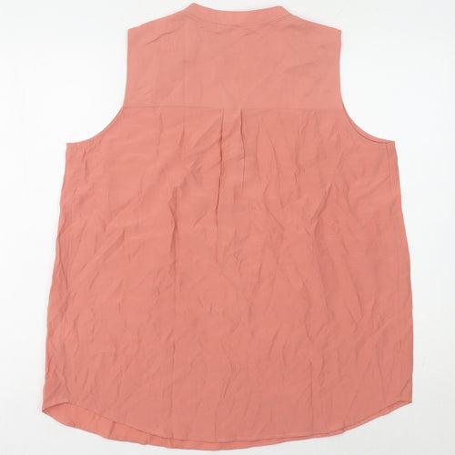 Marks and Spencer Women's Pink Sleeveless Top Size 14