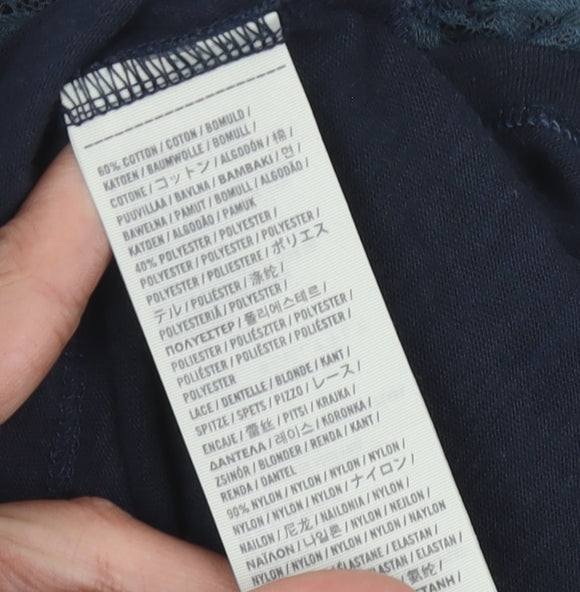 Hollister Women's Blue XS Ruffle Tank