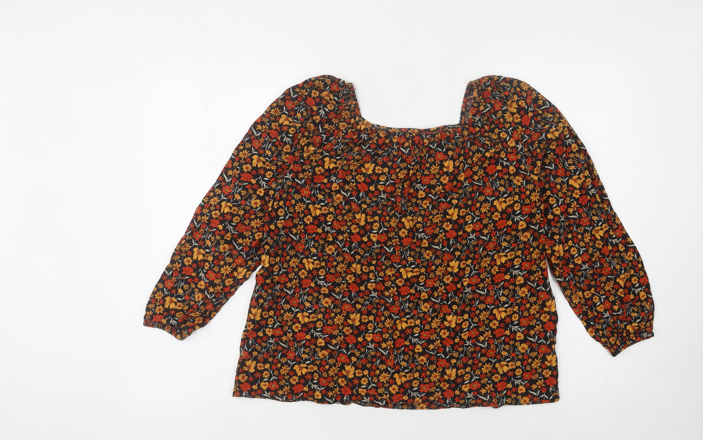 Peacocks Women's Multicoloured Floral Blouse Size 8