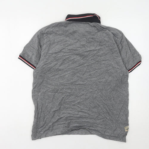 Geographical Norway Men's Grey Polo Shirt XL