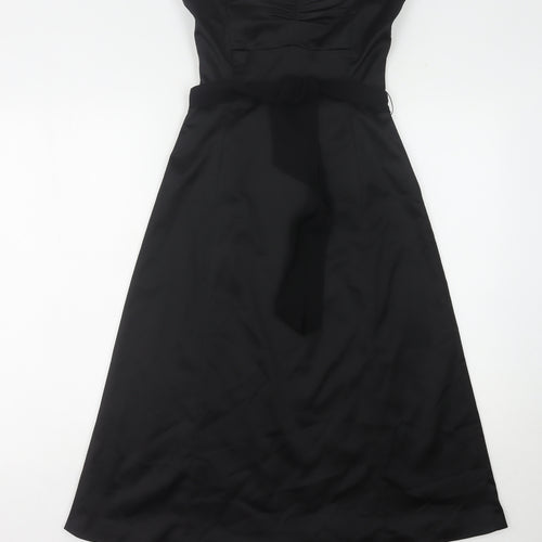 Coast Women's Size 8 Black Strapless Formal Gown
