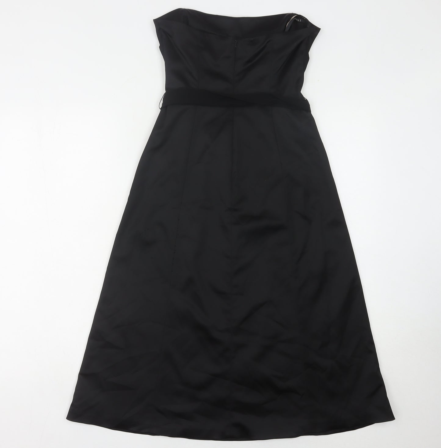 Coast Women's Size 8 Black Strapless Formal Gown