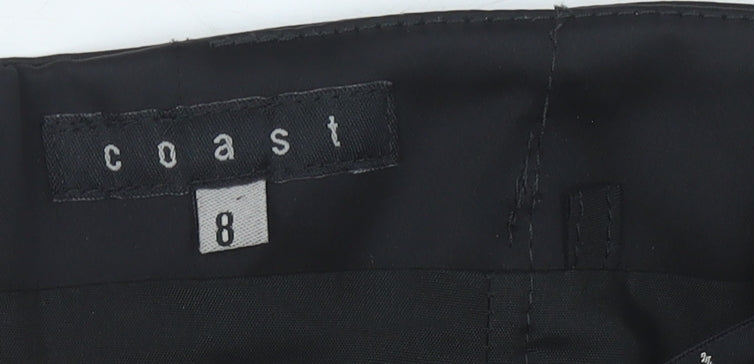 Coast Women's Size 8 Black Strapless Formal Gown