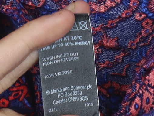 Marks and Spencer Women's Multicoloured Maxi Dress Size 14