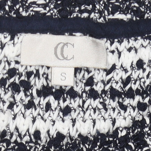 CC Women's S Multicoloured Chunky-Knit Pullover Jumper