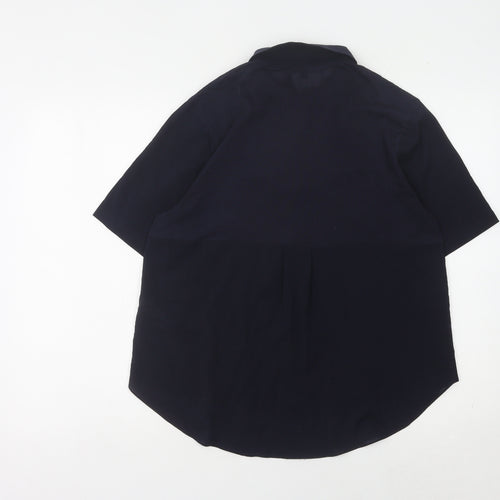 French Connection Women's Black Button-Up Shirt Size S