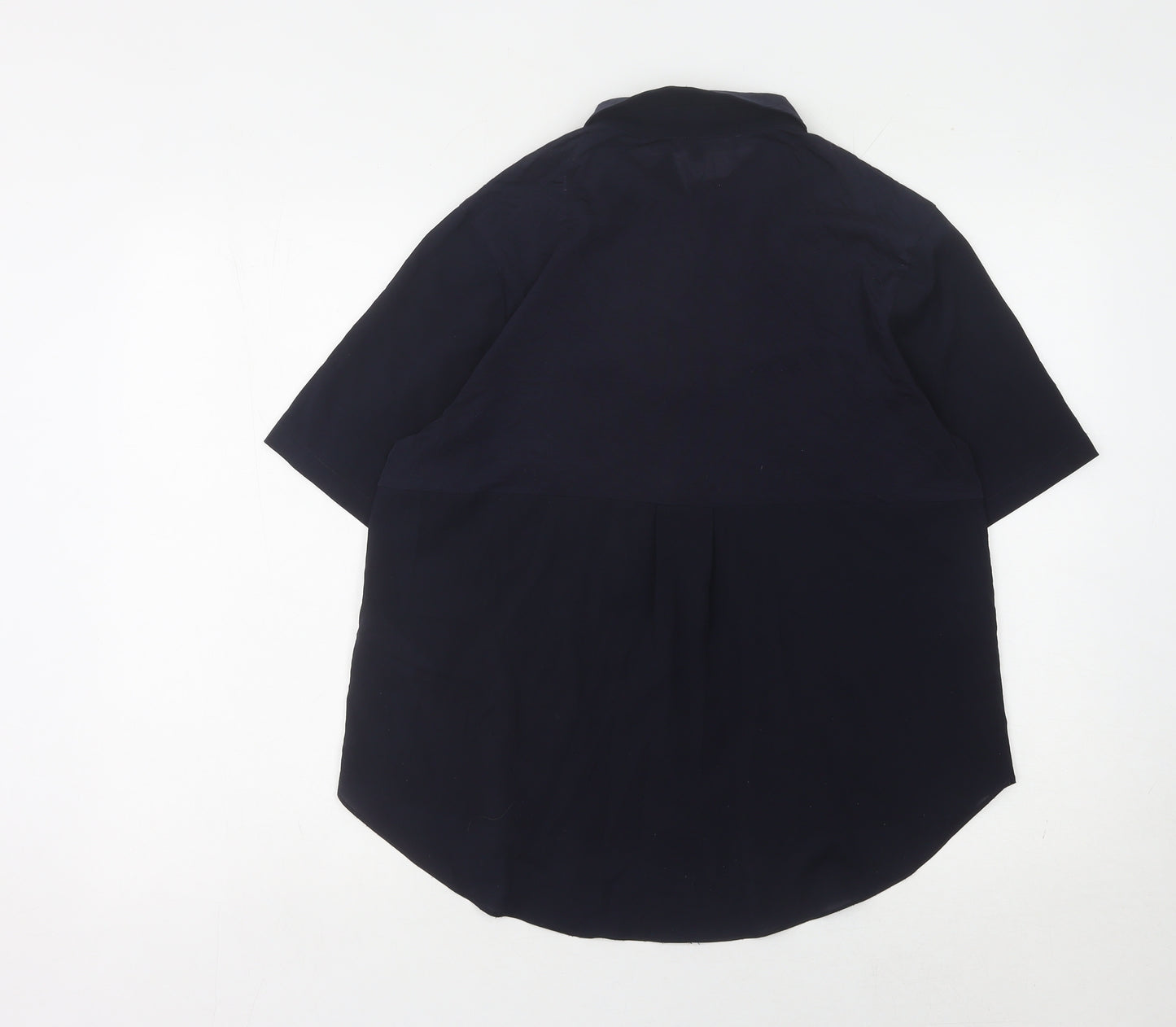 French Connection Women's Black Button-Up Shirt Size S