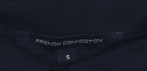 French Connection Women's Black Button-Up Shirt Size S