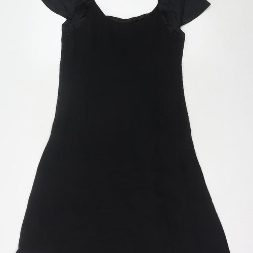 Fenn Wright Manson Black Silk Dress, Size 12