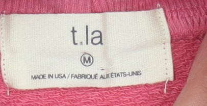 t.la Women’s Pink Medium Sweatshirt