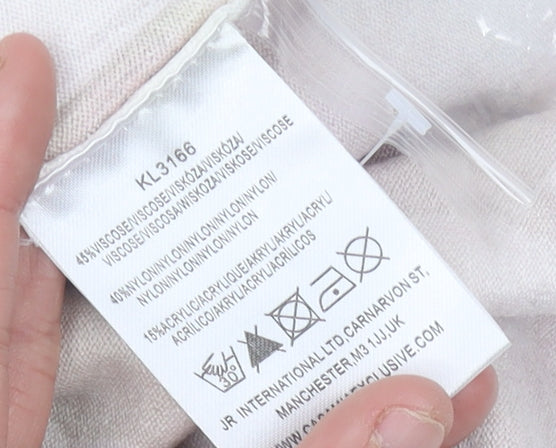 Casamia Women's Multicoloured Floral V-Neck Jumper M