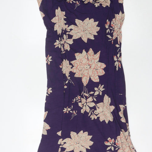 White Stuff Women's Purple Floral Dress Size 12