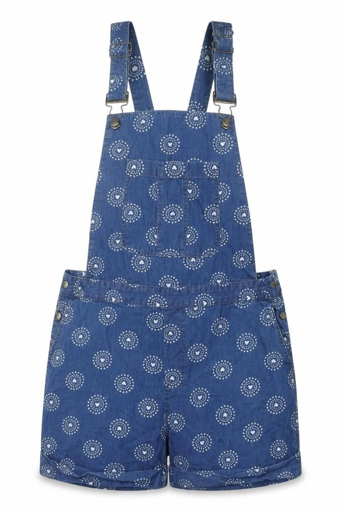 Disneyland Paris Dungaree Playsuit, Women, Blue, Size 4