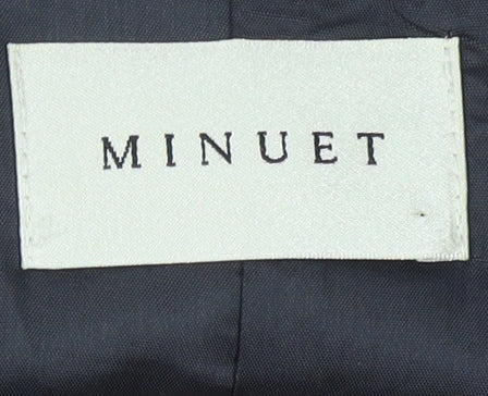 Minuet Black Floral Women's Skirt Size 10 Excellent Condition