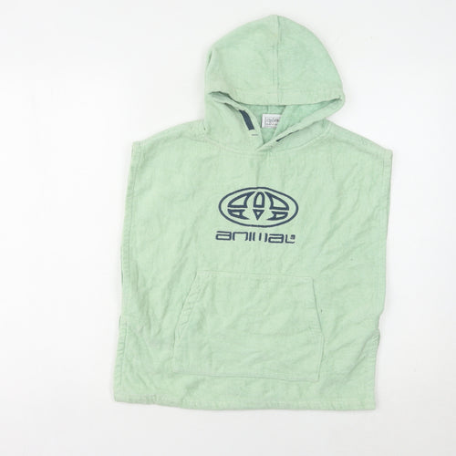 Animal Boys Green Small Hoodie Logo Design Hooded