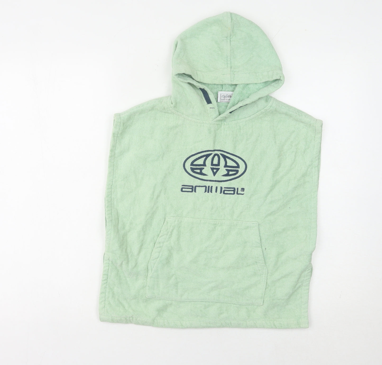 Animal Boys Green Small Hoodie Logo Design Hooded