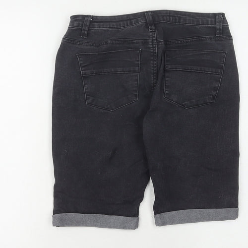 Denim Co Women's Black Bermuda Shorts Size 10