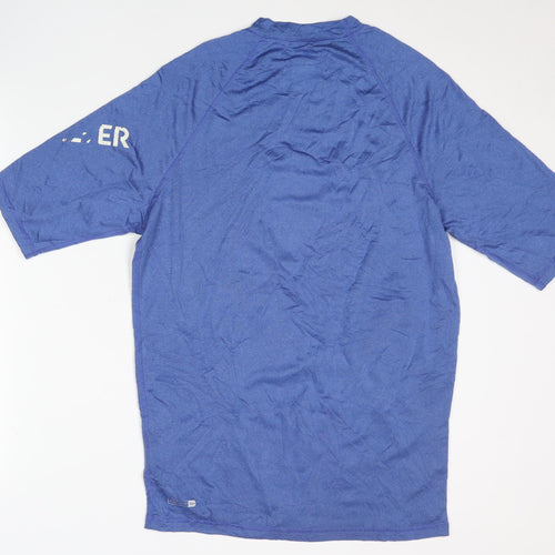 Quiksilver Men's Blue T-Shirt, Size L, Surfing