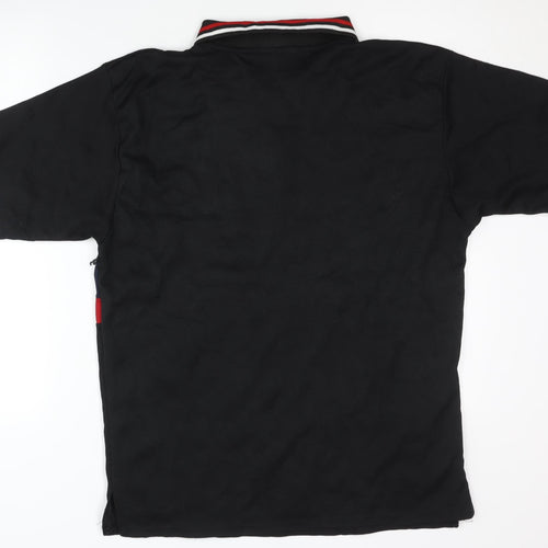 Star 2000 Men's Black L Polo Shirt with Logo