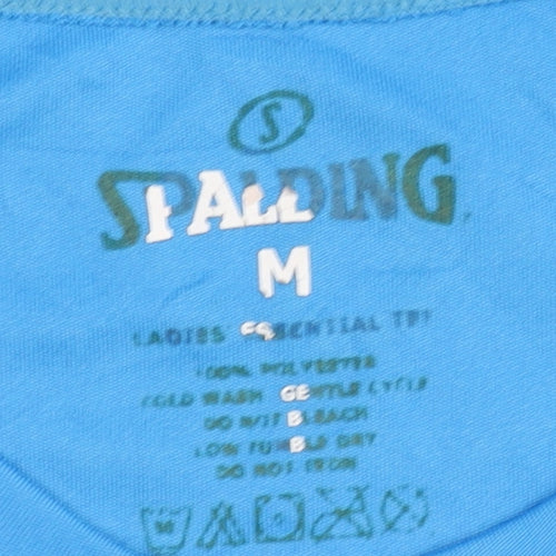Spalding Women's Blue Athletic T-Shirt M