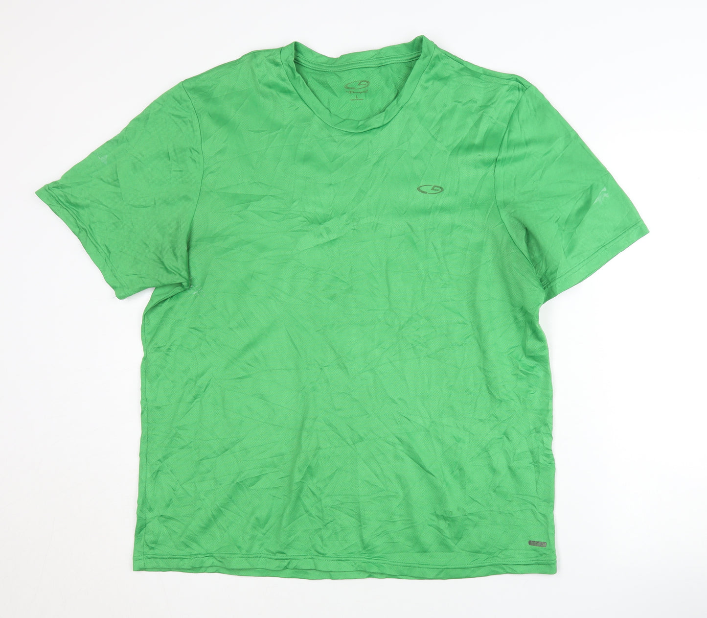 Champion Men's Green T-Shirt, Size L