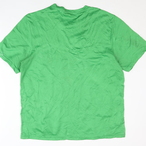 Champion Men's Green T-Shirt, Size L
