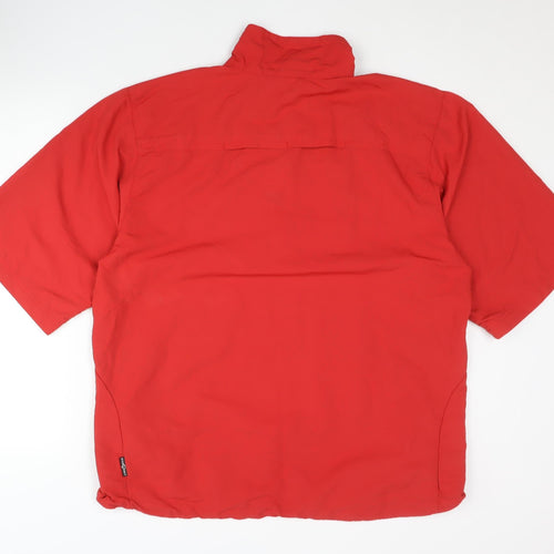 Nike Men's Red Short Sleeve Activewear Top L