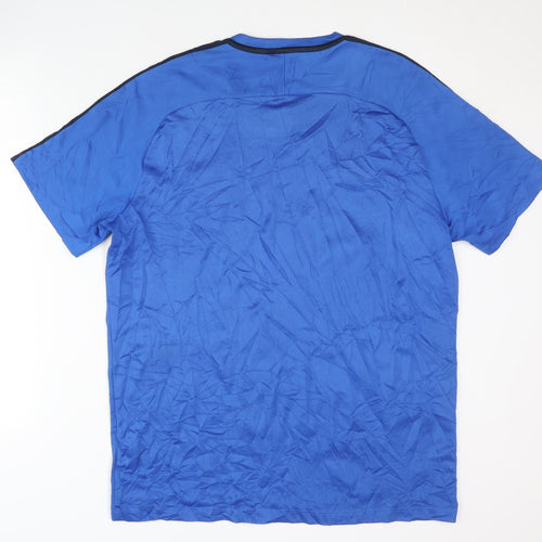 Nike Men's Blue Athletic Jersey T-Shirt Medium